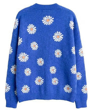 Daisy V-Neck Buttoned Down Women’s Knit Sweater