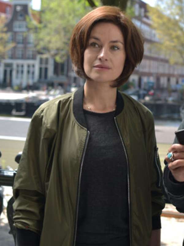 Lucienne Hassell Van der Valk S03 Green Bomber Jacket