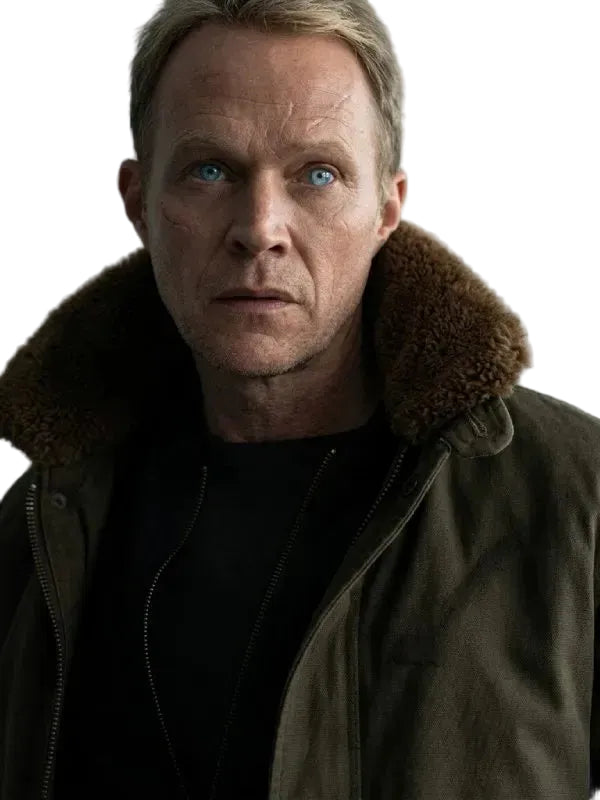 Re-created Paul Bettany VisionQuest brown outerwear jacket