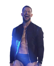 Finn Bálor black bomber jacket with two waist and two inner pockets