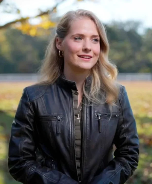 Welcome to Plathville S07 Lydia Plath Leather Jacket