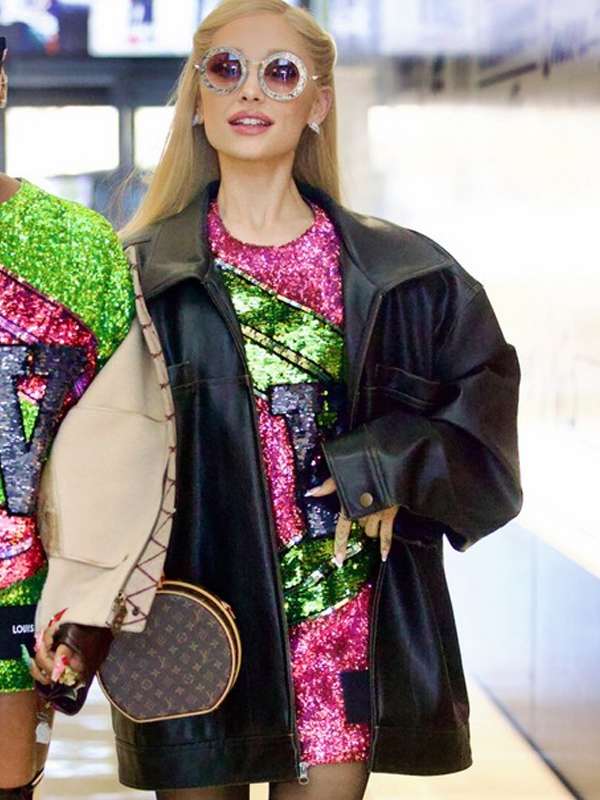 Ariana Grande Wicked 2024 Leather Jacket