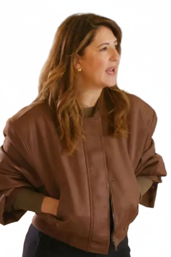 Wild Vacation Rentals D’Arcy Carden Leather Jacket