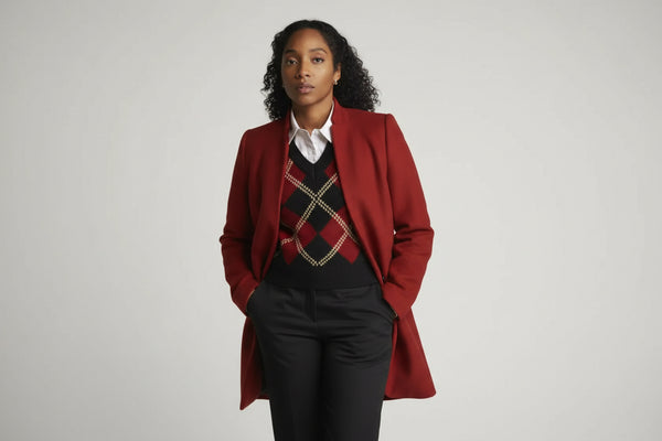 Faith Mitchell Will Trent S04 Wool Coat