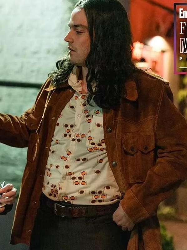 Daniel Zovatto Woman of the Hour 2024 Brown Jacket