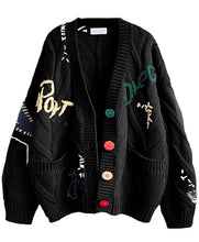 Ebossy Dream Sport Women’s Cable Knit V-Neck Cardigan