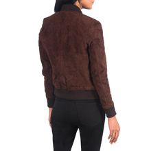 Bliss Suede Jacket Women, Brown