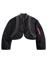 Women's Casual MA-1 Jacket in Black
