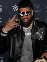 Jey Uso WrestleMania Black Bomber Jacket