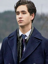 Malte Gårdinger Young Royals Blue Peacoat