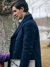 Malte Gårdinger Young Royals Blue Peacoat