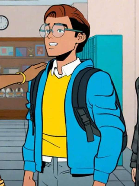 Peter Parker Your Friendly Neighborhood Spider-Man Blue Jacket – Edison ...