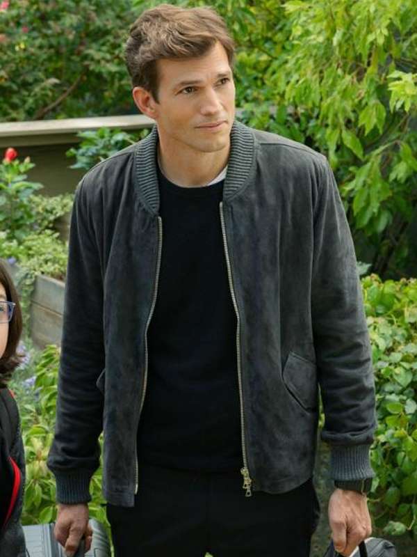 Ashton Kutcher Your Place or Mine Bomber Jacket