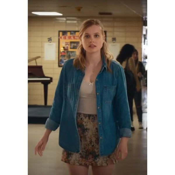Angourie Rice Mean Girls 2024 Denim Jacket