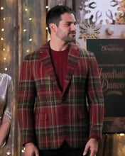 #Xmas Brant Daugherty Plaid Blazer