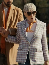 Back in Action 2025 Glenn Close Tweed Blazer