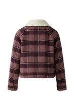 Beef S02 Amy Lau Plaid Wool Jacket