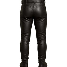 Medieval Slim Fit Leather Pants