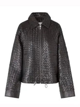 Sophia Geiss Woven Texture Black Jacket – Classic Zipper Style