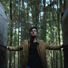Hokum brown coat featuring full sleeves and open hem cuffs