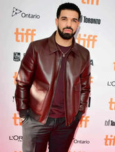 David Drake Bomber Leather Jacket