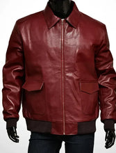 David Drake Bomber Leather Jacket