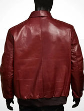 David Drake Bomber Leather Jacket