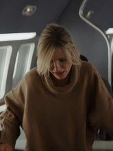 Back in Action 2025 Cameron Diaz Turtleneck Brown Sweater