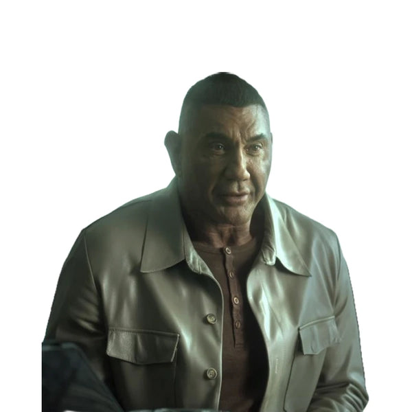 The Killer`S Game 2024 Dave Bautista Beige Jacket