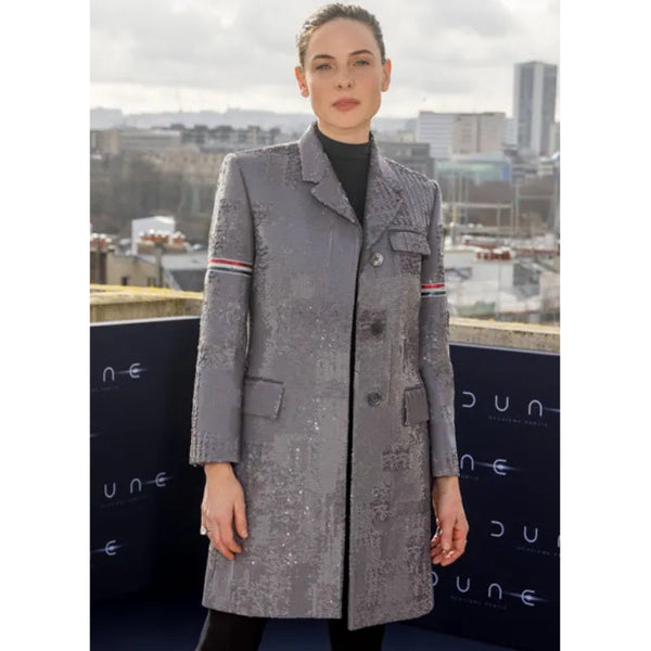 Dune: Part Two Jessica Grey Sequin Coat