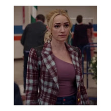 Ginny & Georgia Brianne Howey Checked Blazer