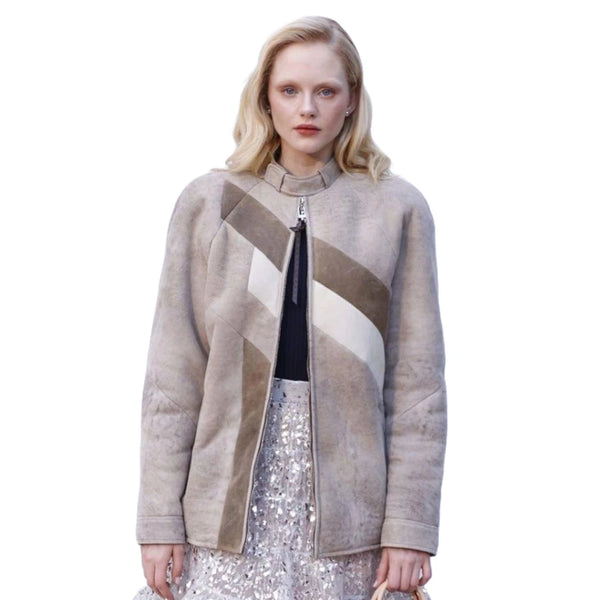 Emma Laird Belted Collar Jacket