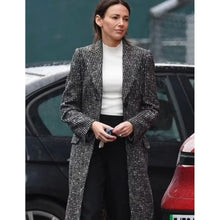 Fool Me Once 2023 Michelle Keegan Grey Trench Coat