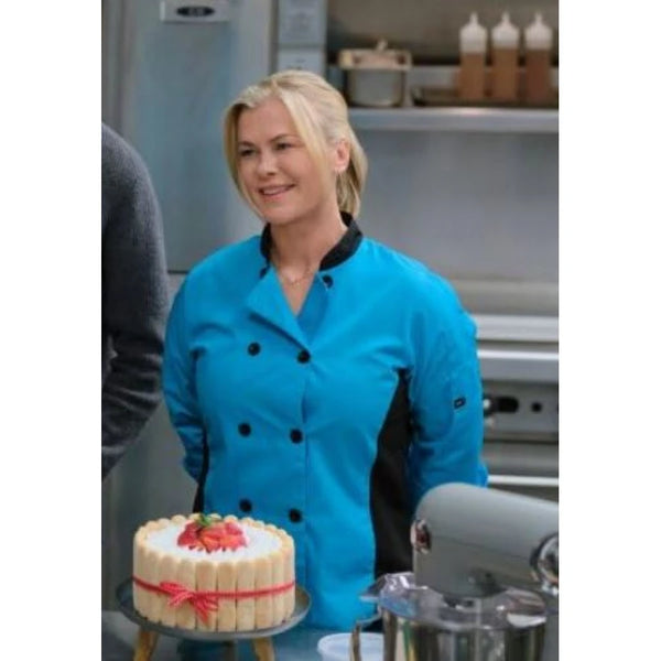 Alison Sweeney One Bad Apple 2024 Blue Coat