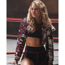 Heels S02 Kelli Berglund Sequin Cropped Jacket