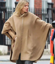 Anatomy of a Scandal Sienna Miller Brown Poncho