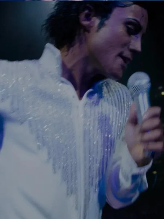 Jaafar Jackson Michael White Jacket