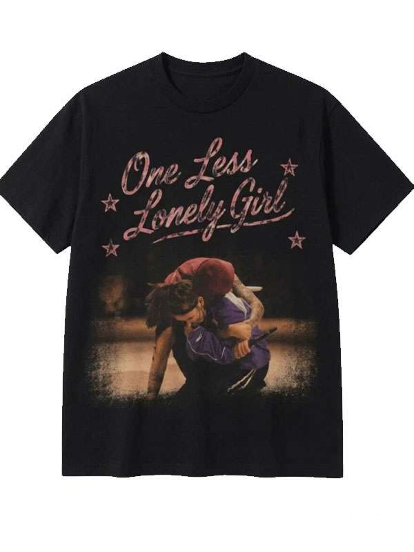 Justin Bieber Billie Eilish One Less Lonely Girl T-Shirt