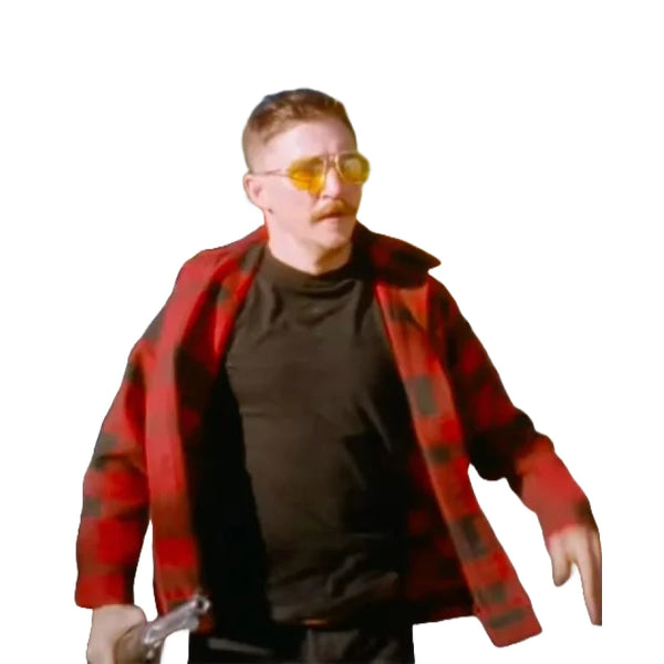 Strange Darling Kyle Gallner Plaid Jacket