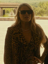 Landman 2024 Ali Larter Leopard Print Cropped Jacket