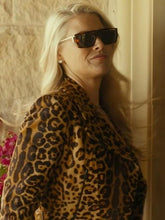 Landman 2024 Ali Larter Leopard Print Cropped Jacket