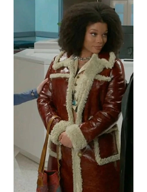 Ambyr Michelle Beyond The Gates Brown Coat
