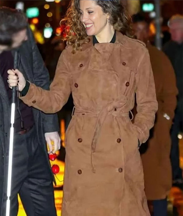 Daredevil Born Again Margarita Levieva Brown Coat