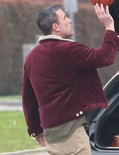 Ben Affleck The Accountant 2 Maroon Shearling Jacket