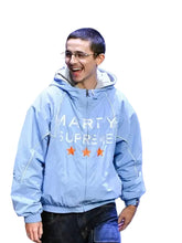 Marty Supreme windbreaker jacket side view with front pockets