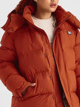 1920 Orange Puffer Jacket