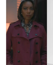 Sweet Magnolias S04 Helen Decatur Purple Trench Coat