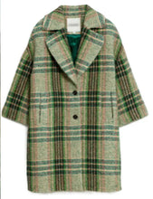 Lucy Lambert Playing Nice S01 Green Plaid Coat