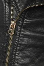 Women Biker Jacket, Black Leather Jacket