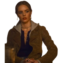 Samara Weaving Eenie Meanie Distressed Jacket